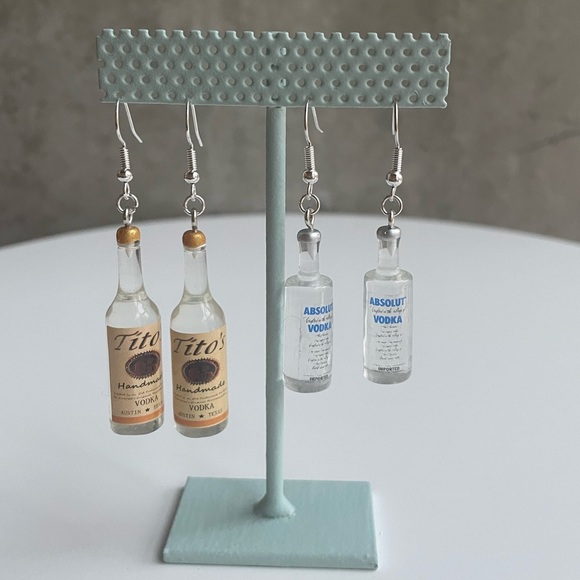 handmade Jewelry - Vodka Dangle Earrings